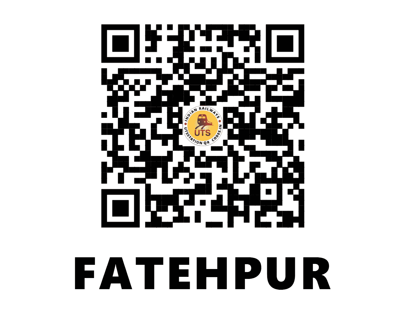 UTS QR Code for FATEHPUR - FTP (NC - UTTAR PRADESH)